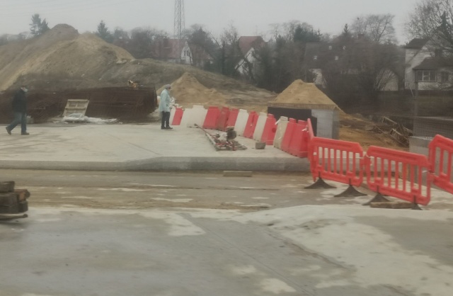 Budowa węzła Łękno, fot. Słuchacz, pan Rafał 15.12.2020