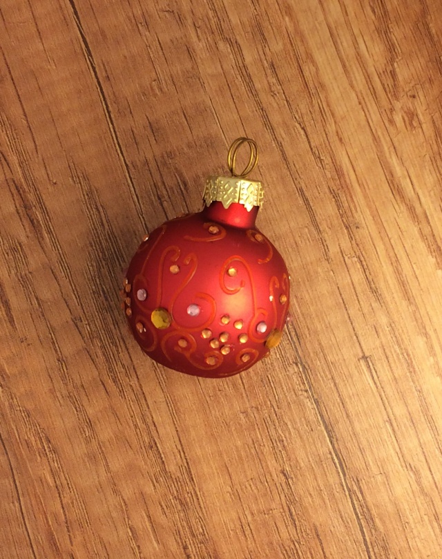 12 - Bombka sfotografowana pod kloszem [17.12.2014] Święta z fotografią produktową