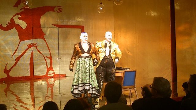 NIEWOLNICY, Deutsches Theater Berlin Fot. Małgorzata Frymus [Radio Szczecin] Studio Festiwalowe Dzień 3. (17.04.2013)