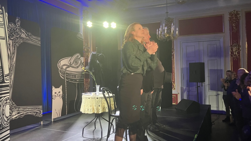 Dorota Chrulska i Sławomir Kołakowski w spektaku "Związek na odległość niewielką". Fot. Małgorzata Frymus [Radio Szczecin]