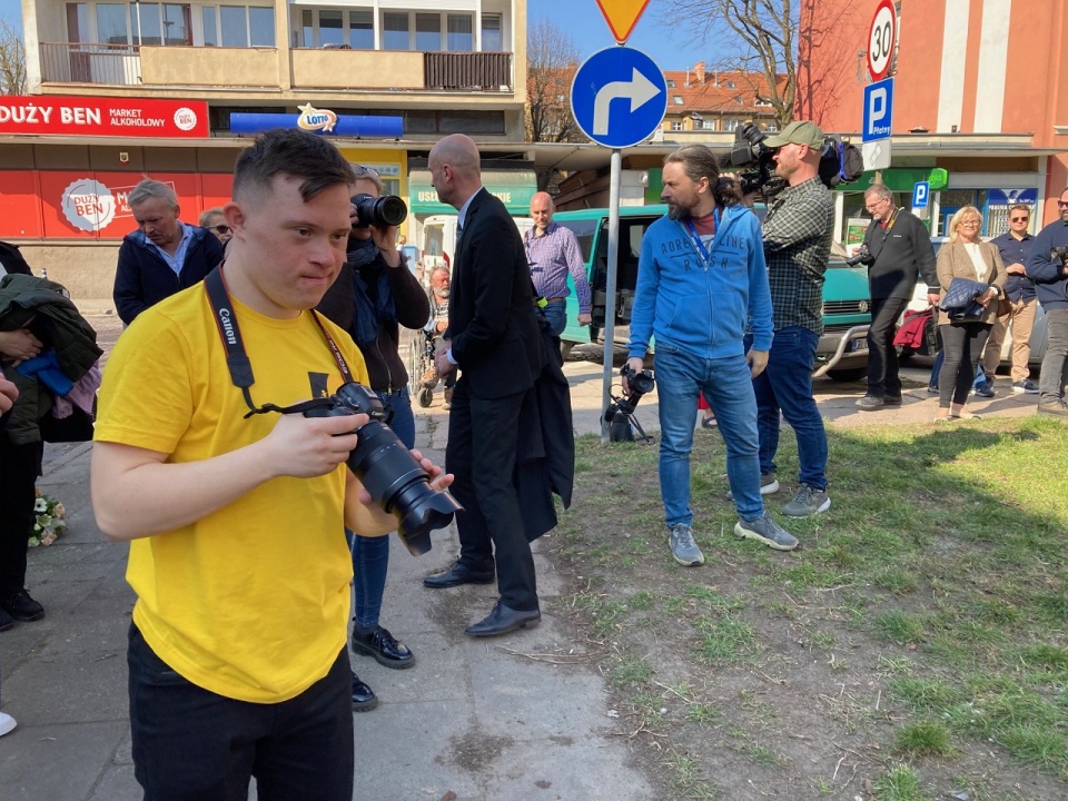 Michał robi zdjęcia