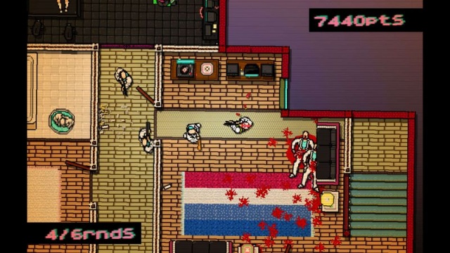 Hotline Miami, screen z gry (3) Kilka obrazków z gry Hotline Miami