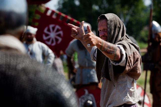 Festiwal Słowian i Wikingów Wolin 2013, fot. Andrzej Kutys [02.08.2013] Gdy rodzili się bohaterowie...