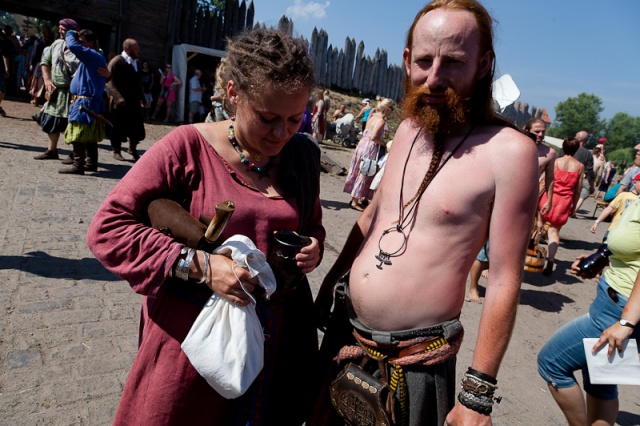 Festiwal Słowian i Wikingów Wolin 2013, fot. Andrzej Kutys [02.08.2013] Gdy rodzili się bohaterowie...