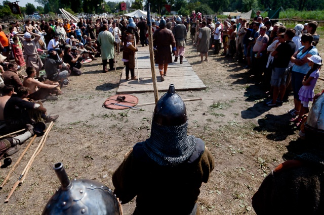 Festiwal Słowian i Wikingów Wolin 2013, fot. Andrzej Kutys [02.08.2013] Gdy rodzili się bohaterowie...