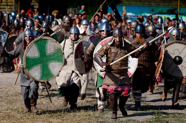 Festiwal Słowian i Wikingów Wolin 2013, fot. Andrzej Kutys [02.08.2013] Gdy rodzili się bohaterowie...