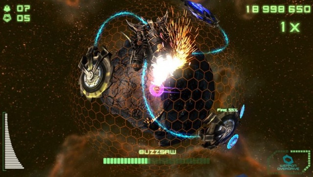 Super Stardust Delta, screen z gry Zobacz kilka obrazków z gry Super Stardust Delta