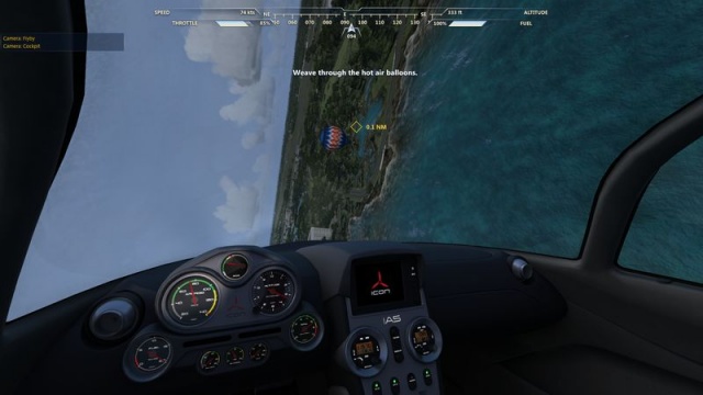 Microsoft Flight, screen z gry (2) Kilka obrazków z gry