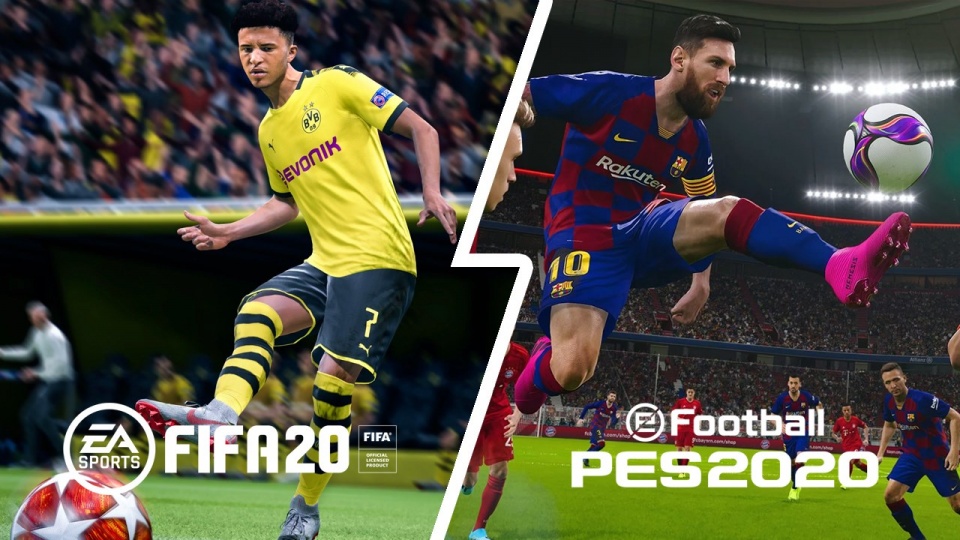 FIFA 20 vs. eFootball PES 2020