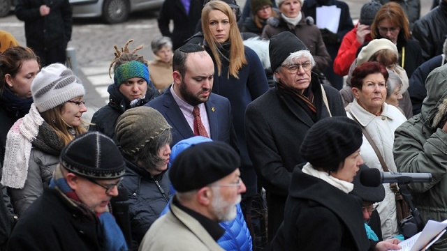 "Obecność Nieobecnych" - Dzień Pamięci Ofiar Deportacji. Fot. Łukasz Szełemej [Radio Szczecin] Nie wiem, jak wyglądała, ale widzę jej twarz...
