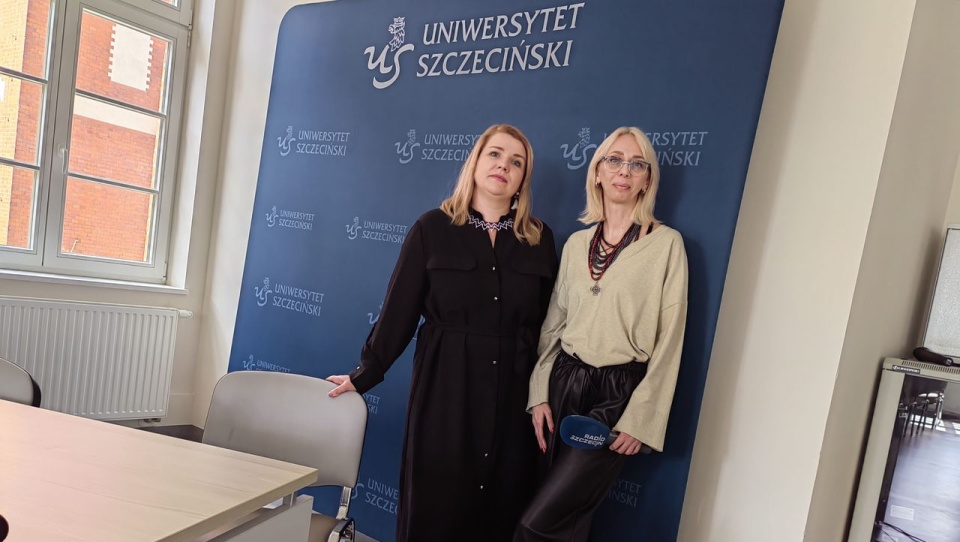 dr Mirosława rudyk i Julia Musatenko.