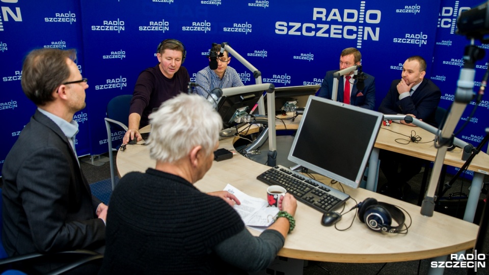 Goście "Kawiarenki politycznej". Fot. Olaf Nowicki [Radio Szczecin]