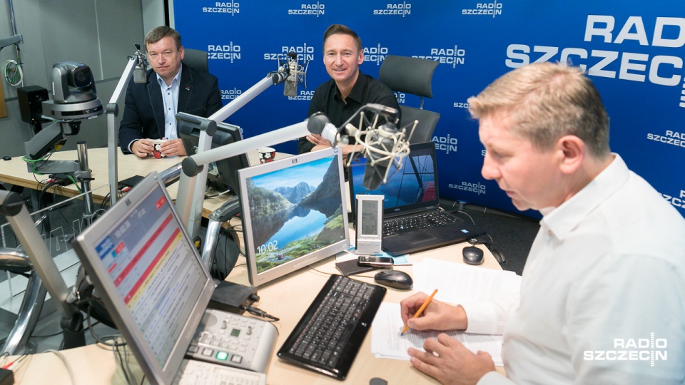 Kawiarenka poityczna w Radiu Szczecin. Fot. Robert Stachnik [Radio Szczecin]