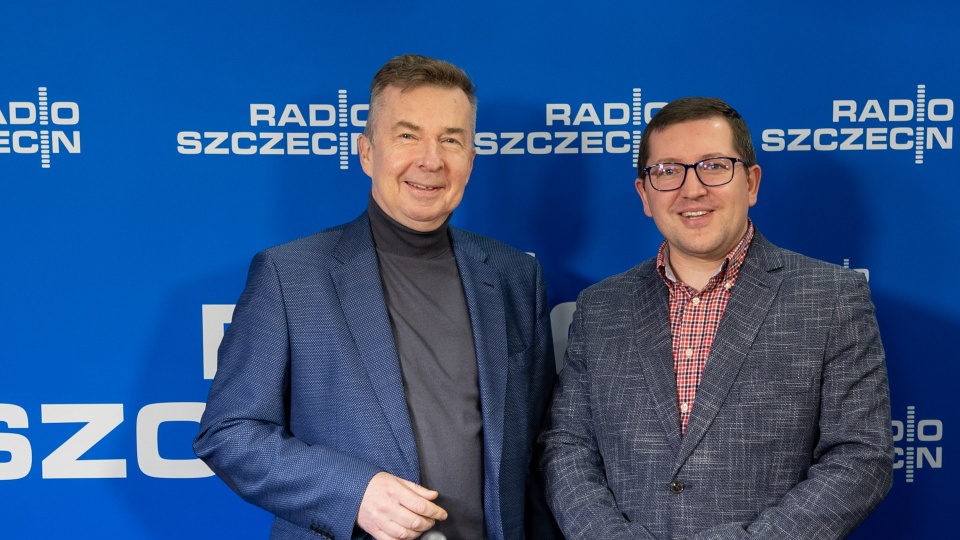 Dariusz Wieczorek i Wagemann. Fot. Robert Stachnik [Radio Szczecin]