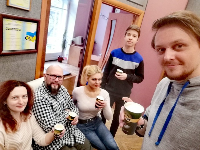 Nie zaczynamy programu bez kawy. Fot. ze zbiorów prywatnych Galeria