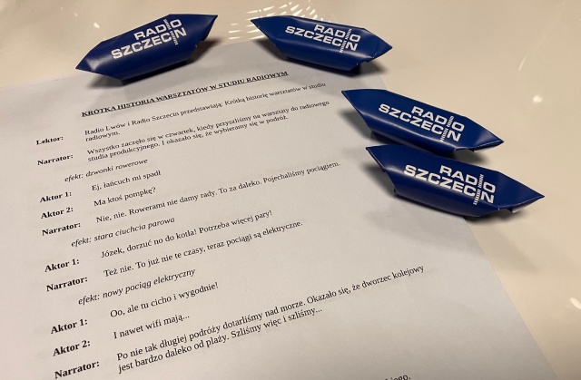 Warsztaty realizatorskie. Fot. Agata Rokicka [Radio Szczecin] 6.07.2023 - Najpierw podróż w wyobraźni, potem Stoewerem, Smykiem i Junakiem