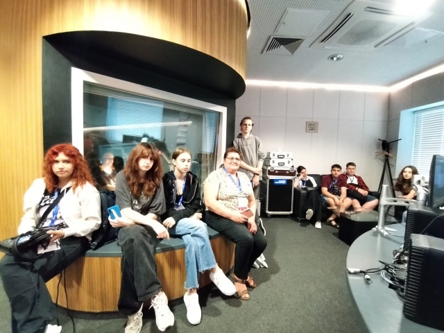 Warsztaty w Radiu Szczecin 4.07. 2023 - Drugi dzień wizyty w Szczecinie