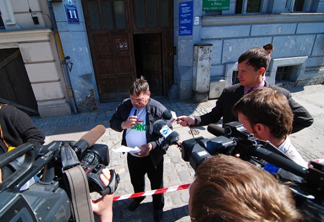 Protest rolnikow w centrum Szczecina - fot. Lukasz Szelemej 11.JPG 