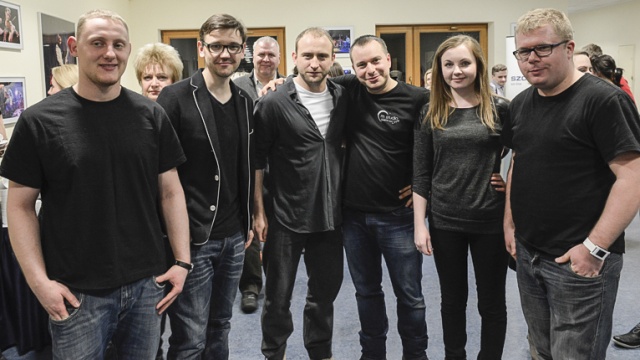 Fot. Jarosław Gaszyński [Radio Szczecin] Wieczór gwiazd. "Karaluchy" w Radiu Szczecin [ZDJĘCIA, WIDEO]