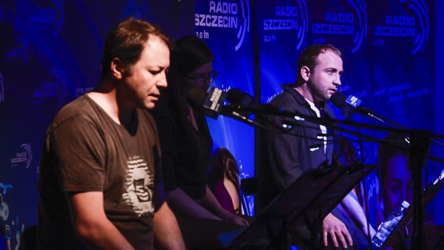 Fot. Jarosław Gaszyński [Radio Szczecin] Wieczór gwiazd. "Karaluchy" w Radiu Szczecin [ZDJĘCIA, WIDEO]