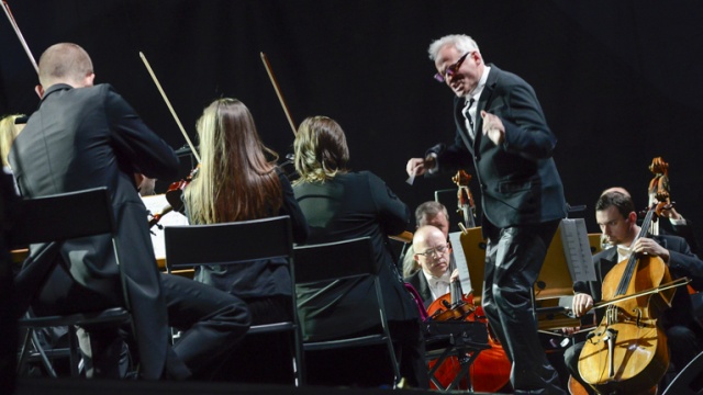Fot. Jarosław Gaszyński [Radio Szczecin] Filmowy koncert pamięci Wojciecha Kilara na otwarcie Festiwalu Gwiazd [ZDJĘCIA, WIDEO]