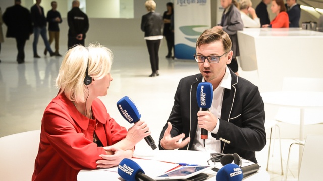 Fot. Jarosław Gaszyński [Radio Szczecin] Publiczność wstrząśnięta i zachwycona słuchowiskiem "Błękitna pustynia" [ZDJĘCIA, WIDEO]