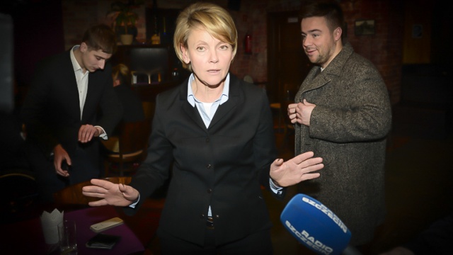 Sztab wyborczy Małgorzaty-Jacyny-Witt. Fot. Jarosław Gaszyński [Radio Szczecin] Jacyna-Witt: Współpraca z Krzystkiem? Na moich warunkach [ZDJĘCIA, WIDEO]