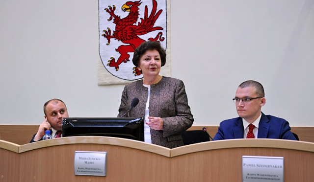 Sejmik Województwa Zachodniopomorskiego. Fot. Łukasz Szełemej [Radio Szczecin] Teresa Kalina została wybrana przewodniczącą sejmiku [ZDJĘCIA]