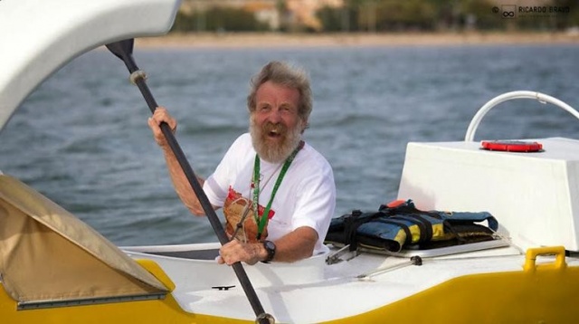 2014-04-18 - Kajakarz z Polic dotarł do Port Canaveral przy Centrum Lotów Kosmicznych na amerykańskiej Florydzie. Fot. aleksanderdoba.pl, Ricardo Bravo, Canoe and Kayak, Canoandes To był rekordowy rok. 2014 w obiektywie Radia Szczecin [ZDJĘCIA, WIDEO]