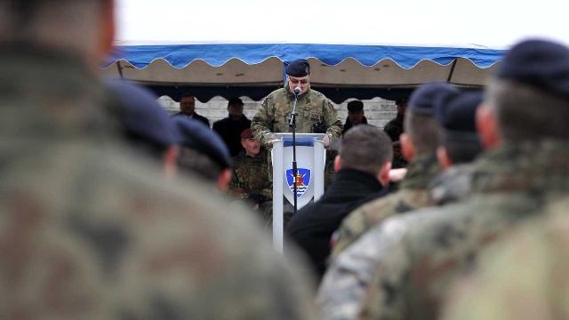Fot. Łukasz Szełemej [Radio Szczecin] Wojskowi NATO świętowali na Wałach. "Rośnie znaczenie jednostki" [ZDJĘCIA, WIDEO]