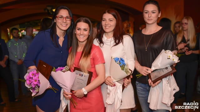 Kontraktów z klubem nie przedłużyły Lucyna Wilamowska, Sołomija Szywierska, Monika Stachowska i Martyna Huczko. Fot. Jarosław Gaszyński [Radio Szczecin] Sezon dobiegł końca. Pogoń Baltica świętuje [ZDJĘCIA, WIDEO]
