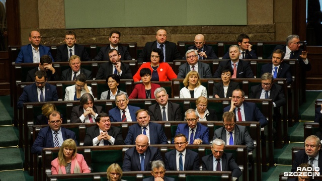 Expose premier Beaty Szydło. Fot. Konrad Nowak [Radio Szczecin] Premier przedstawiła zadania na pierwsze sto dni rządu [WIDEO, ZDJĘCIA]