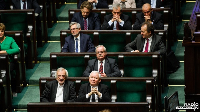 Expose premier Beaty Szydło. Fot. Konrad Nowak [Radio Szczecin] Premier przedstawiła zadania na pierwsze sto dni rządu [WIDEO, ZDJĘCIA]