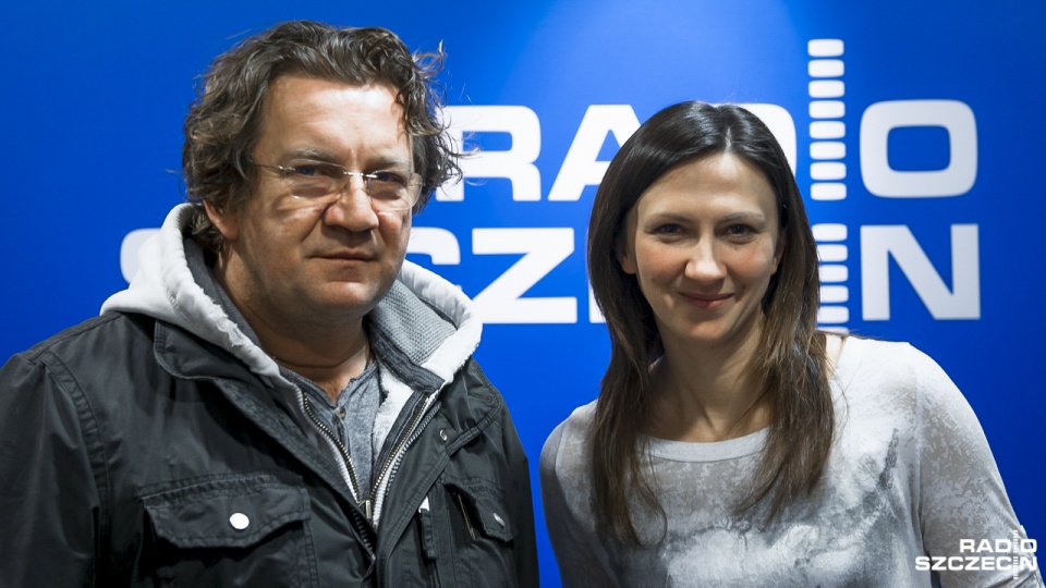 Paweł Królikowski jest aktorem i reżyser. Ostatnio wcielił się w rolę narratora w audiobooku "Filip", który jest emitowany na antenie Radia Szczecin. Fot. Jarosław Gaszyński [Radio Szczecin]