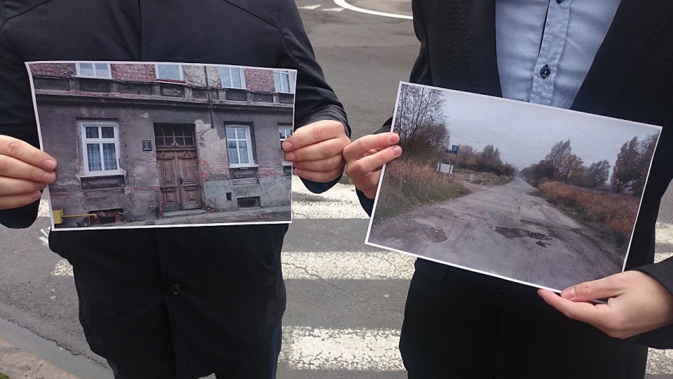 Szczecin potrzebuje remontów chodników, dróg i budynków, a nie nowych "Fryg" - uważa radny osiedla Stołczyn Amadeusz Kopański. Fot. Kamil Nieradka [Radio Szczecin]