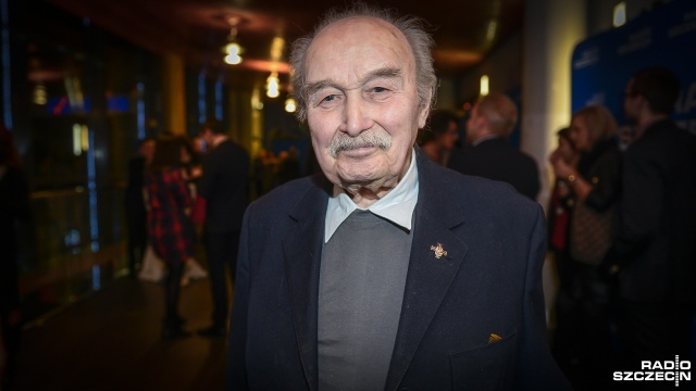 Kpt. Zbigniew Piasecki - powstaniec warszawski. Fot. Jarosław Gaszyński [Radio Szczecin] To był emocjonujący wieczór - "Jan Karski" już po premierze [WIDEO, ZDJĘCIA]