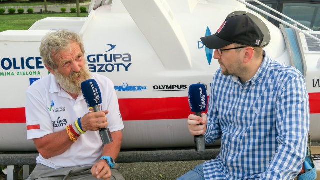 Aleksander Doba na dobę przed rozpoczęciem wyprawy. Fot. Piotr Sikora [Radio Szczecin] Aleksander Doba miał kolejny problem, ale zwoduje kajak [WIDEO, ZDJĘCIA]