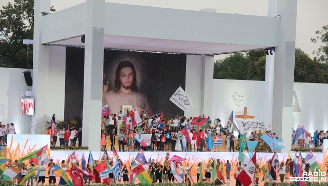 Papież Franciszek spotkał się z młodymi. Fot. Piotr Kołodziejski [Radio Szczecin] Papież Franciszek spotkał się z młodymi [WIDEO, ZDJĘCIA]