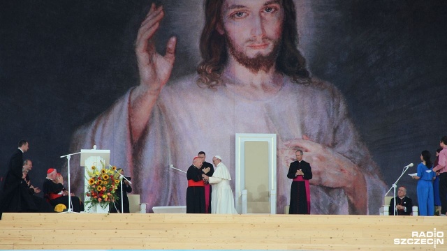 Papież Franciszek spotkał się z młodymi. Fot. Piotr Kołodziejski [Radio Szczecin] Papież Franciszek spotkał się z młodymi [WIDEO, ZDJĘCIA]