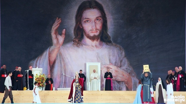 Papież Franciszek spotkał się z młodymi. Fot. Piotr Kołodziejski [Radio Szczecin] Papież Franciszek spotkał się z młodymi [WIDEO, ZDJĘCIA]