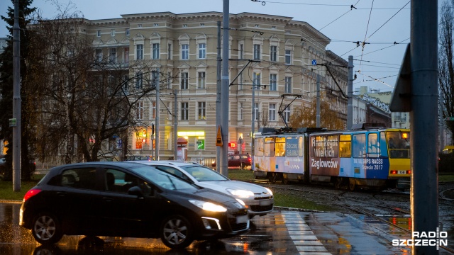 Regatowy tramwaj wyjechał na ulice Szczecina. Fot. Konrad Nowak [Radio Szczecin] Regatowy tramwaj wyjechał na ulice Szczecina [WIDEO, ZDJĘCIA]