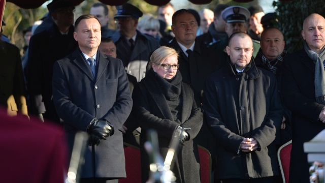 Pogrzeb Łukasza Urbana - kierowcy, który zginął w zamachu terrorystycznym w Berlinie. Fot. Łukasz Szełemej [Radio Szczecin] Tłumy pożegnały kierowcę zabitego w zamachu terrorystycznym w Berlinie [WIDEO, ZDJĘCIA]