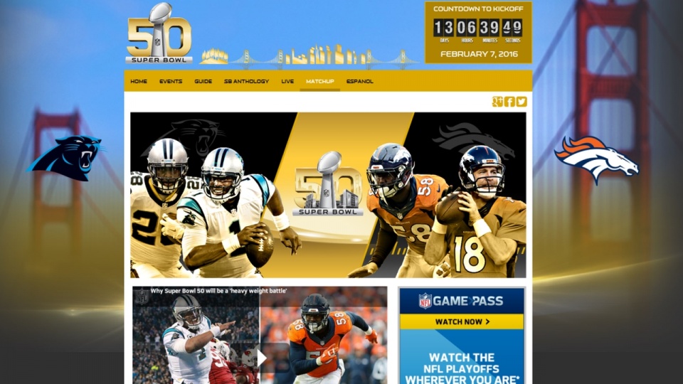 W USA trwa już wielkie odliczanie do 50. Super Bowl. Fot. www.nfl.com