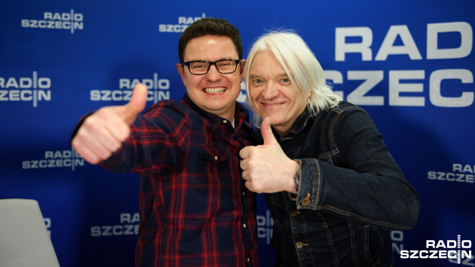 Neil Taylor był gościem Grzegorza Lamenta. Fot. Konrad Nowak [Radio Szczecin]