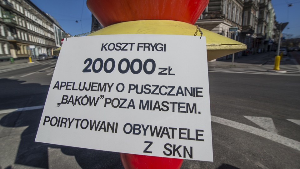 Fryga w primaaprilisowym żarcie Szczecińskiego Klubu Narodowego. Fot. Piotr Sawiński [Radio Szczecin]