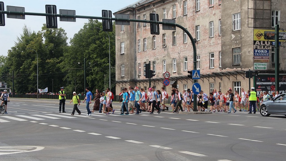 Pielgrzymi w Łagiewnikach. Fot. Piotr Kołodziejski [Radio Szczecin]