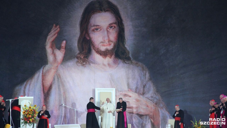 Papież Franciszek spotkał się z młodymi. Fot. Piotr Kołodziejski [Radio Szczecin]