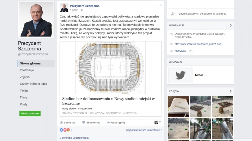 Mat. www.facebook.com/PrezydentSzczecina/