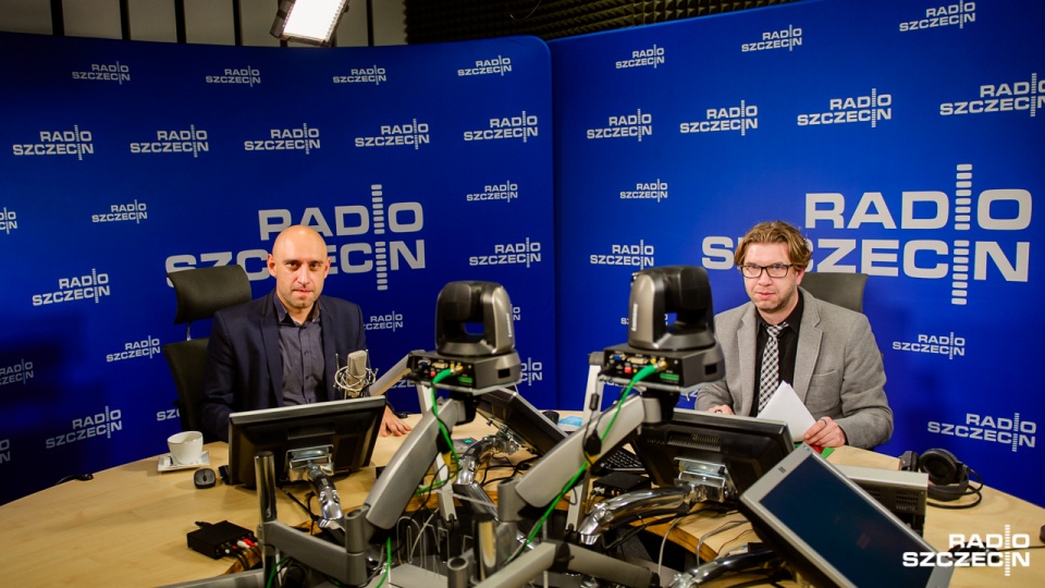 Rafał Roguszka i Konrad Wojtyła. Fot. Konrad Nowak [Radio Szczecin]
