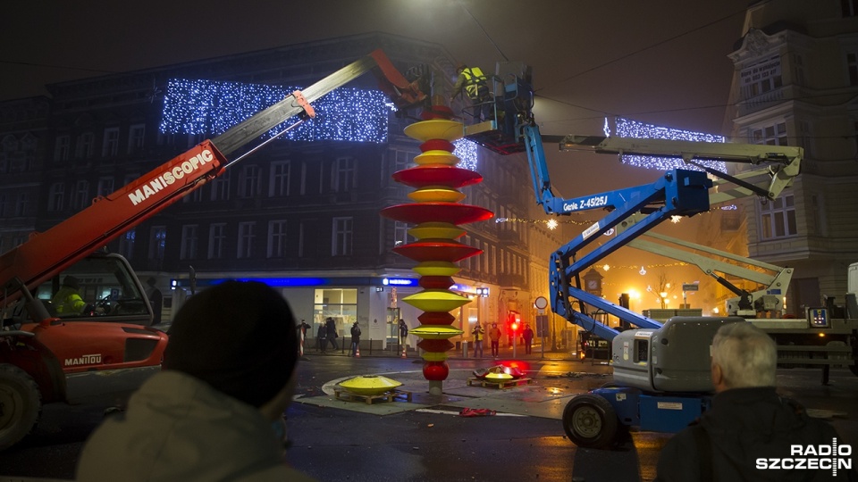 Usuwanie Frygi. Fot. Olaf Nowicki [Radio Szczecin]